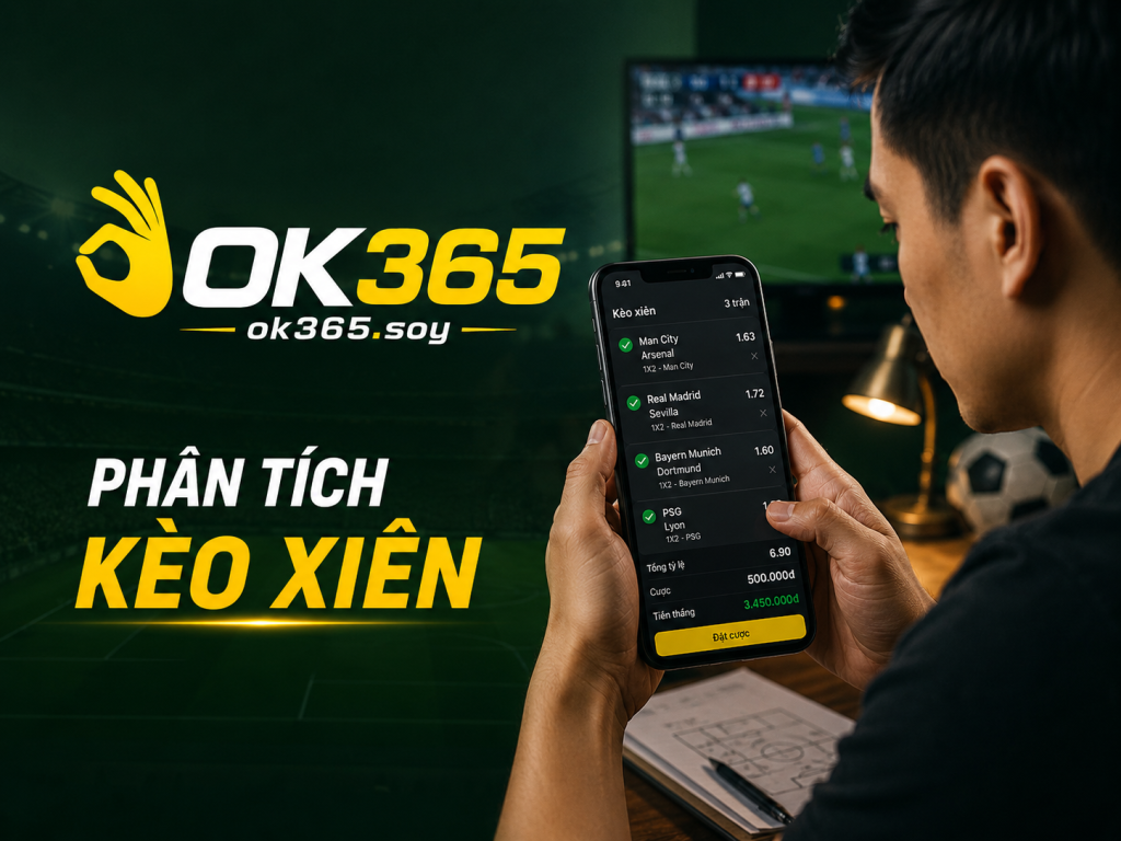 Người chơi phân tích kèo xiên bóng đá trên điện thoại